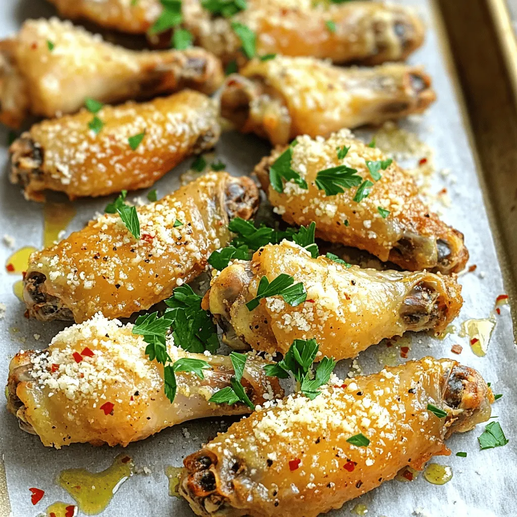 Baked Garlic Parmesan Wings Flavorful and Easy Recipe