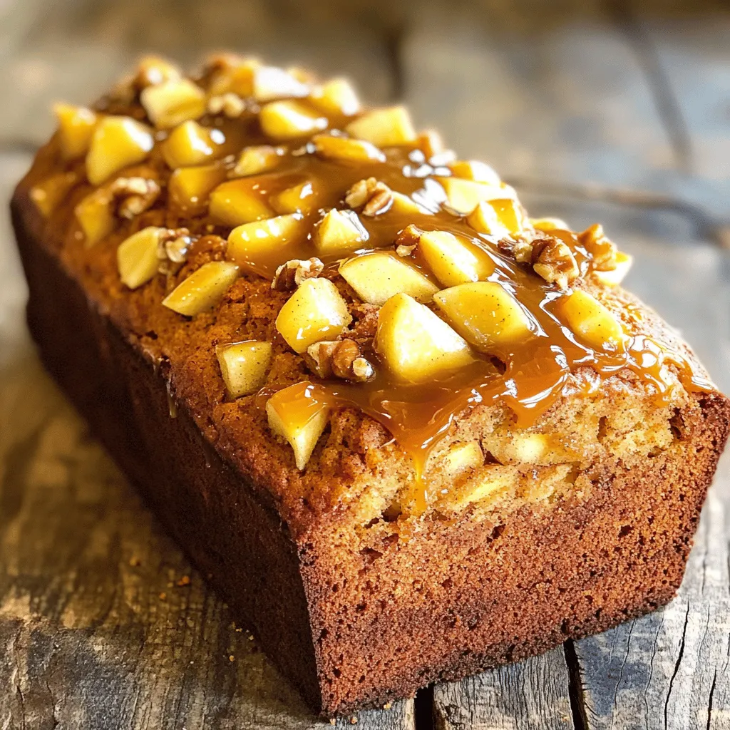 Caramel Apple Bread Loaf Flavorful and Cozy Treat