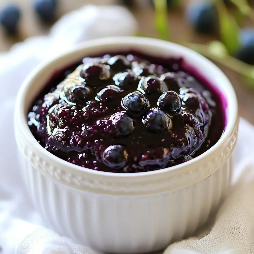 Blueberry Coconut Chia Jam Delicious Easy Recipe