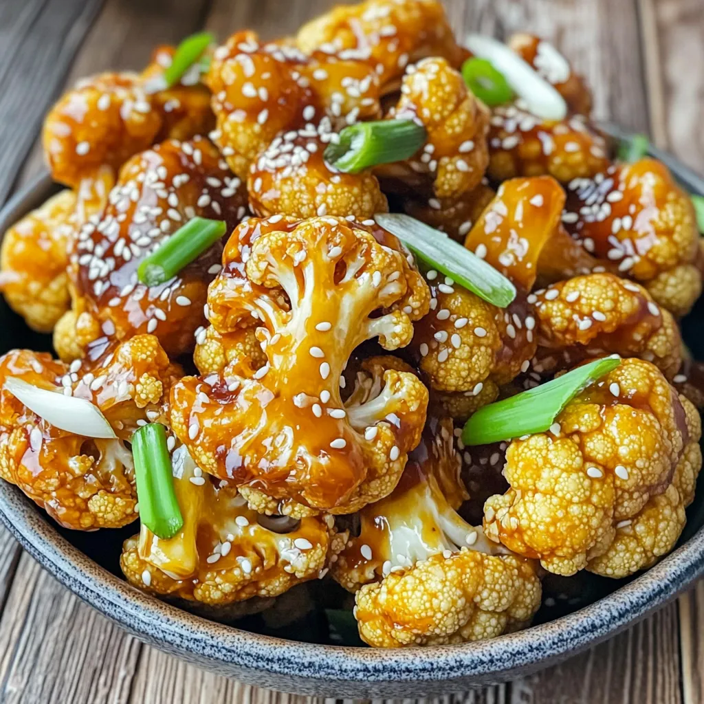 Air Fryer Crispy Teriyaki Cauliflower Delight