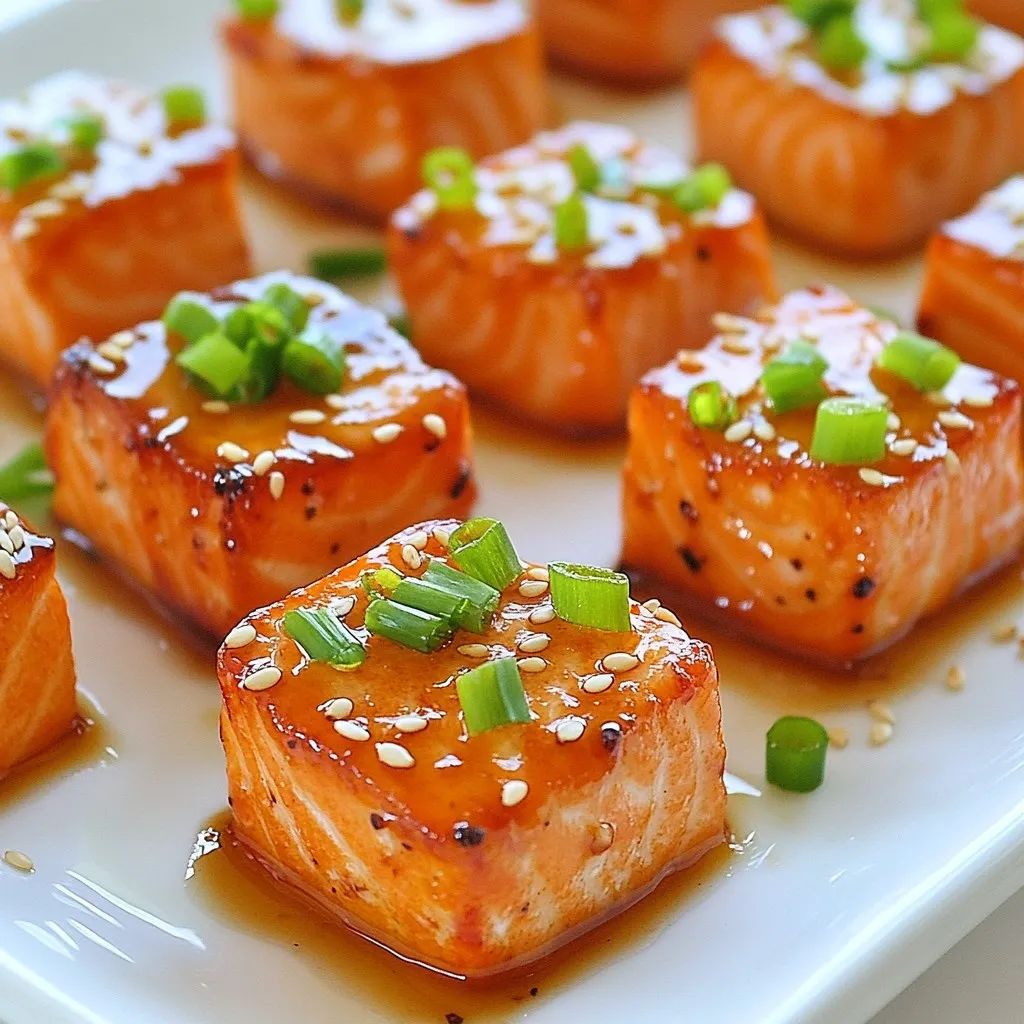 Maple Glazed Salmon Bites Tasty and Simple Treat