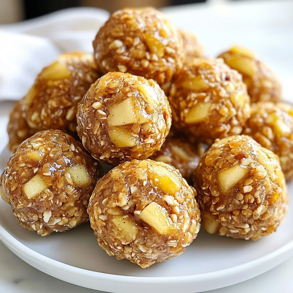 Apple Cinnamon Energy Balls Nutritious and Easy Snack