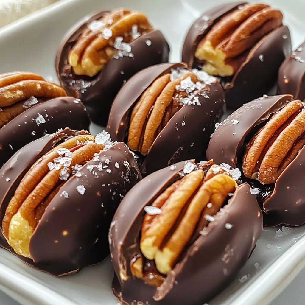 Chocolate Covered Date Turtles Decadent and Easy Recipe