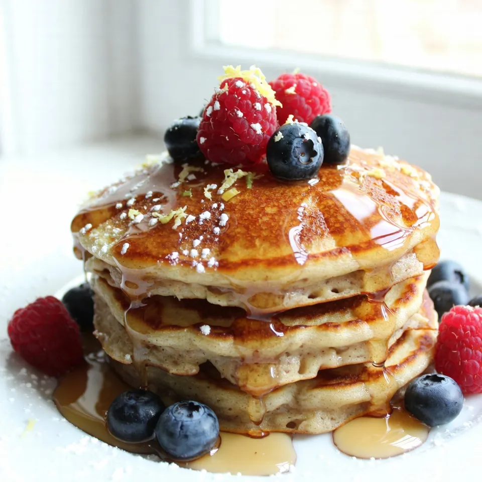 Lemon Ricotta Pancakes Soft and Fluffy Delight
