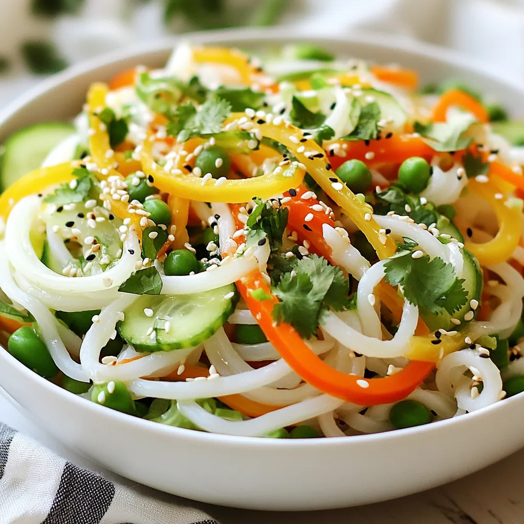 Sesame Ginger Noodle Salad Flavorful and Fresh Meal