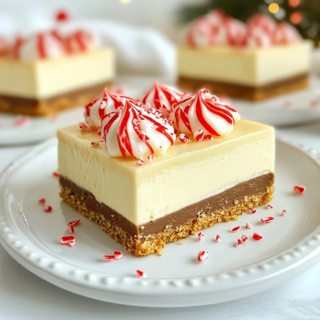 Peppermint Mocha Cheesecake Bars Irresistible Treat
