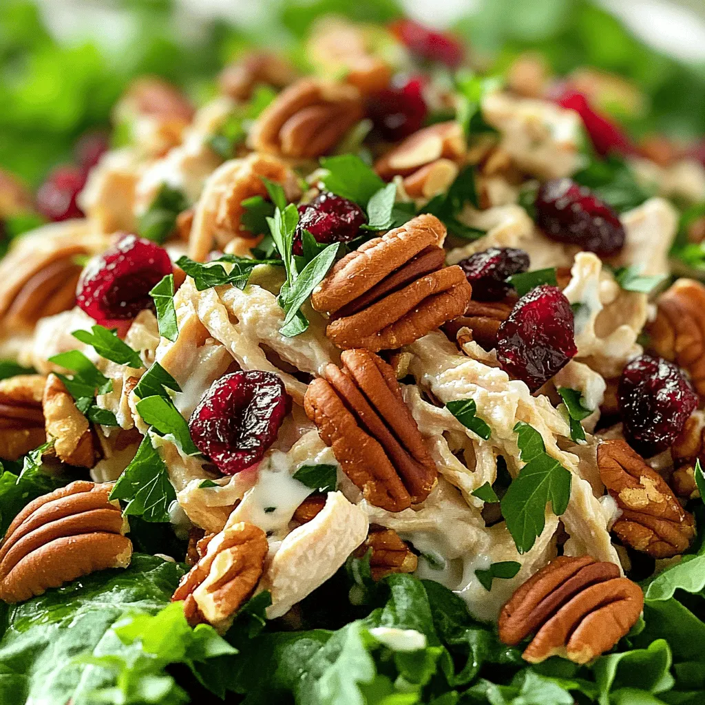 Cranberry Pecan Chicken Salad Fresh and Simple Dish