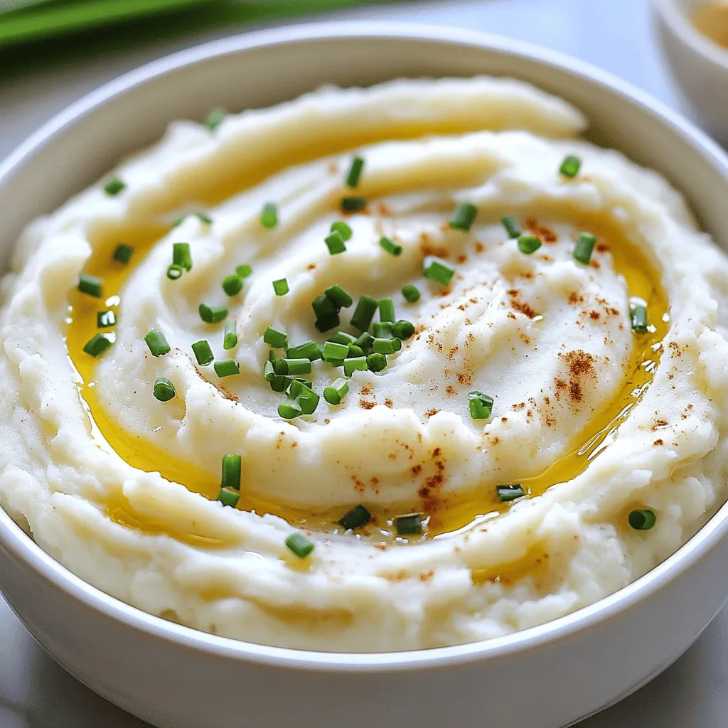 Creamy Garlic Mashed Cauliflower Simple and Delicious Dish