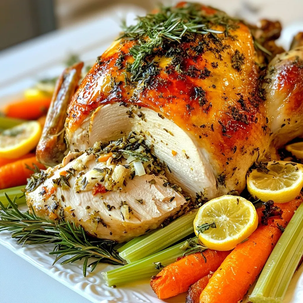 Garlic Herb Butter Roasted Turkey Flavorful Delight