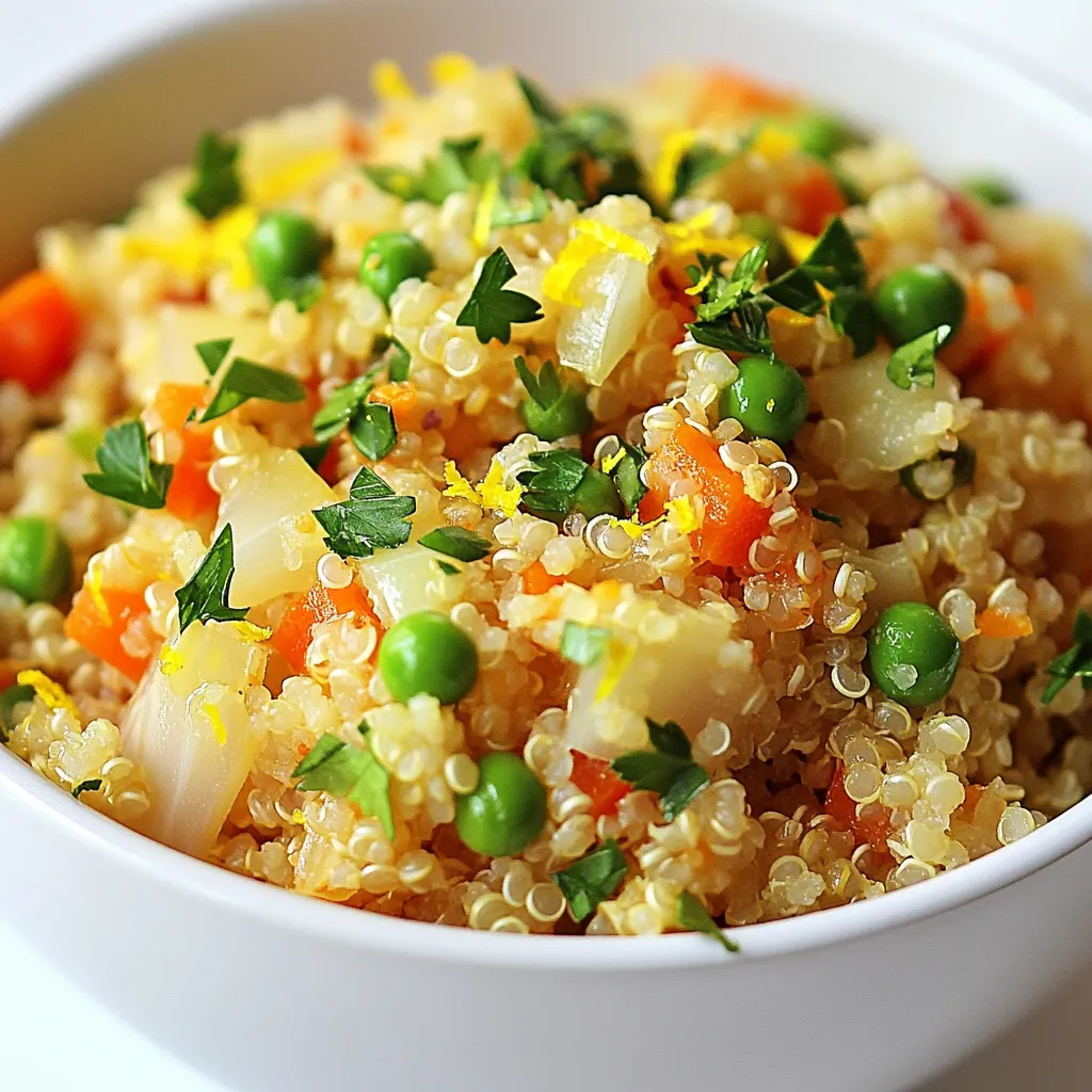 Lemon Herb Quinoa Pilaf Nourishing and Flavorful Dish