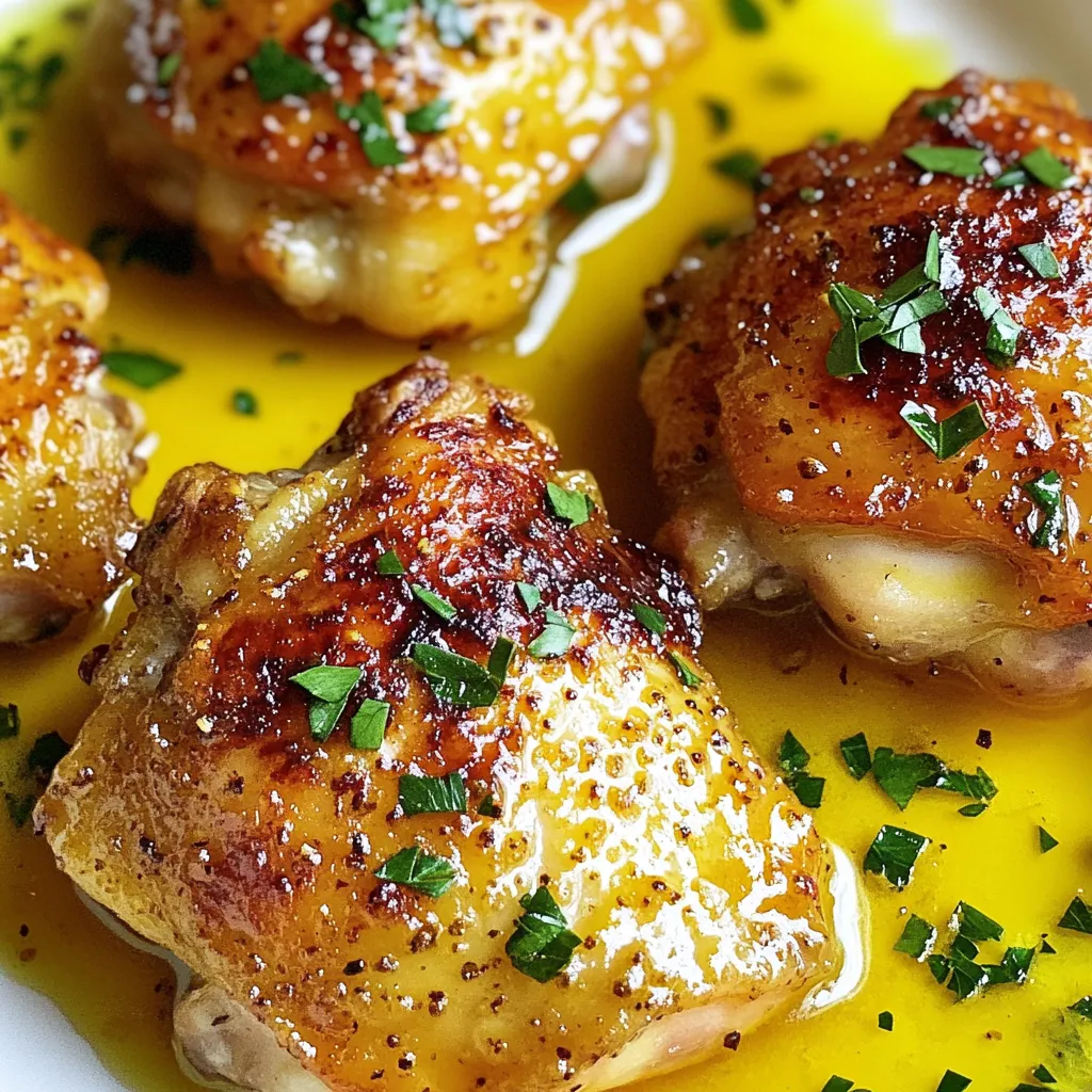 Honey Mustard Chicken Thighs Juicy and Flavorful Meal