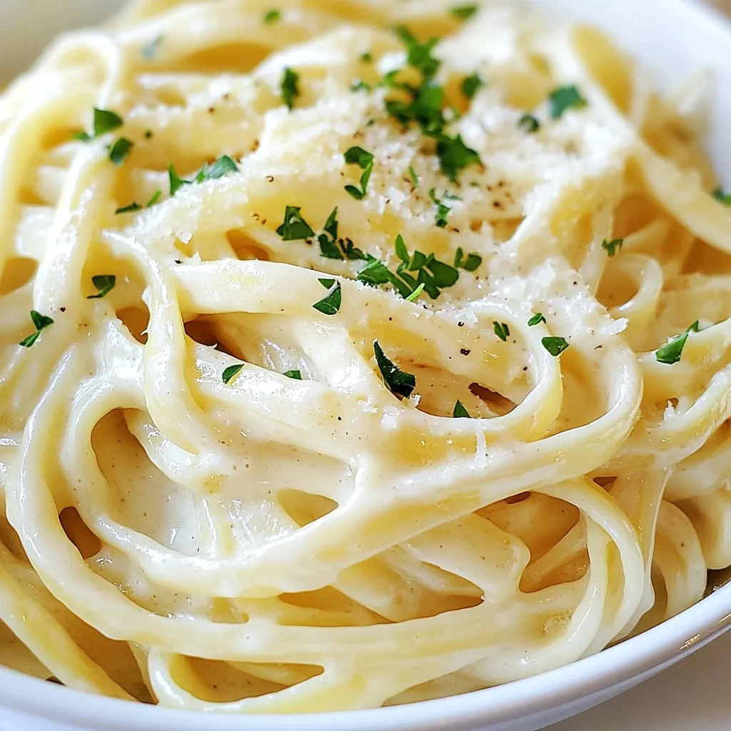 Roasted Garlic Alfredo Pasta Rich and Creamy Delight