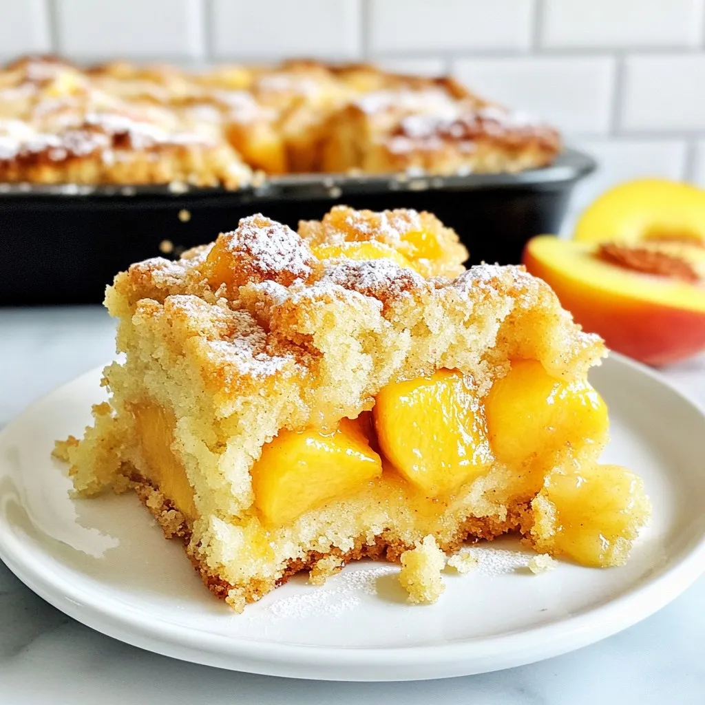 Peach Cobbler Pound Cake Delightful and Easy Recipe