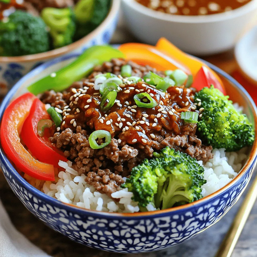Spicy Korean Beef Bowls Flavorful and Easy Meal