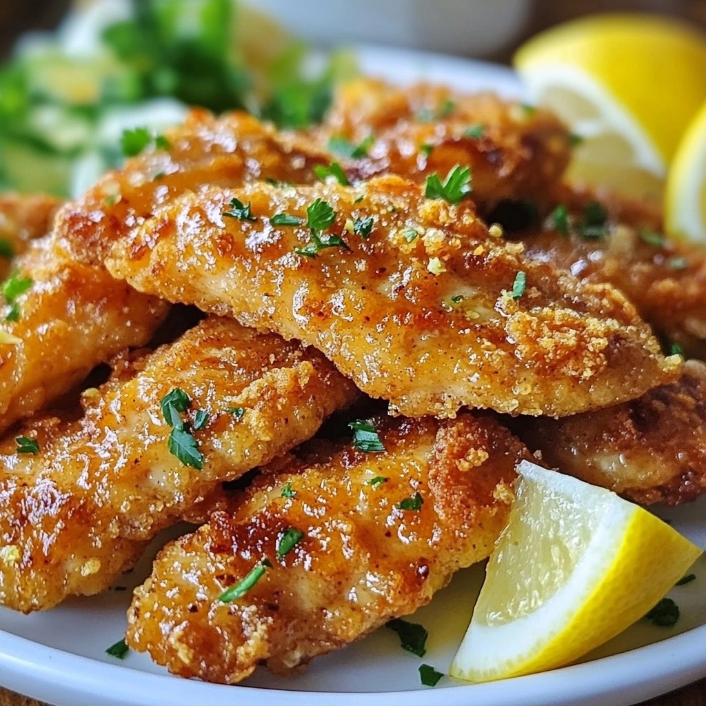 Zesty Healthy Recipes Lemon Garlic Chicken Tenders