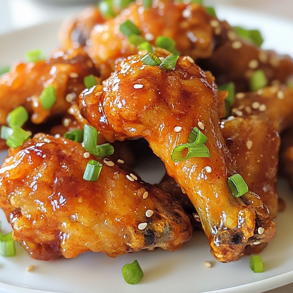 Honey Sriracha Chicken Wings Bold and Flavorful Dish