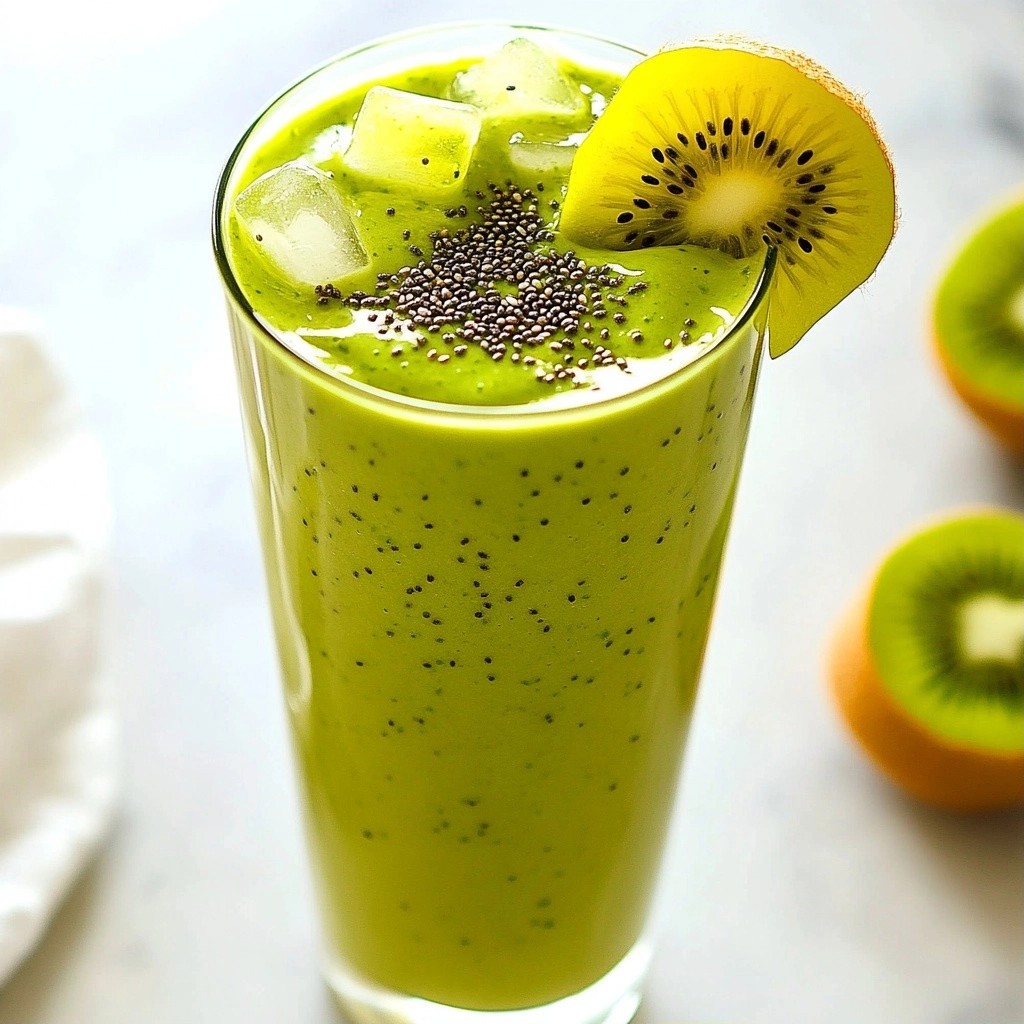 Tropical Energizing Smoothies Kiwi Banana Bliss Recipe