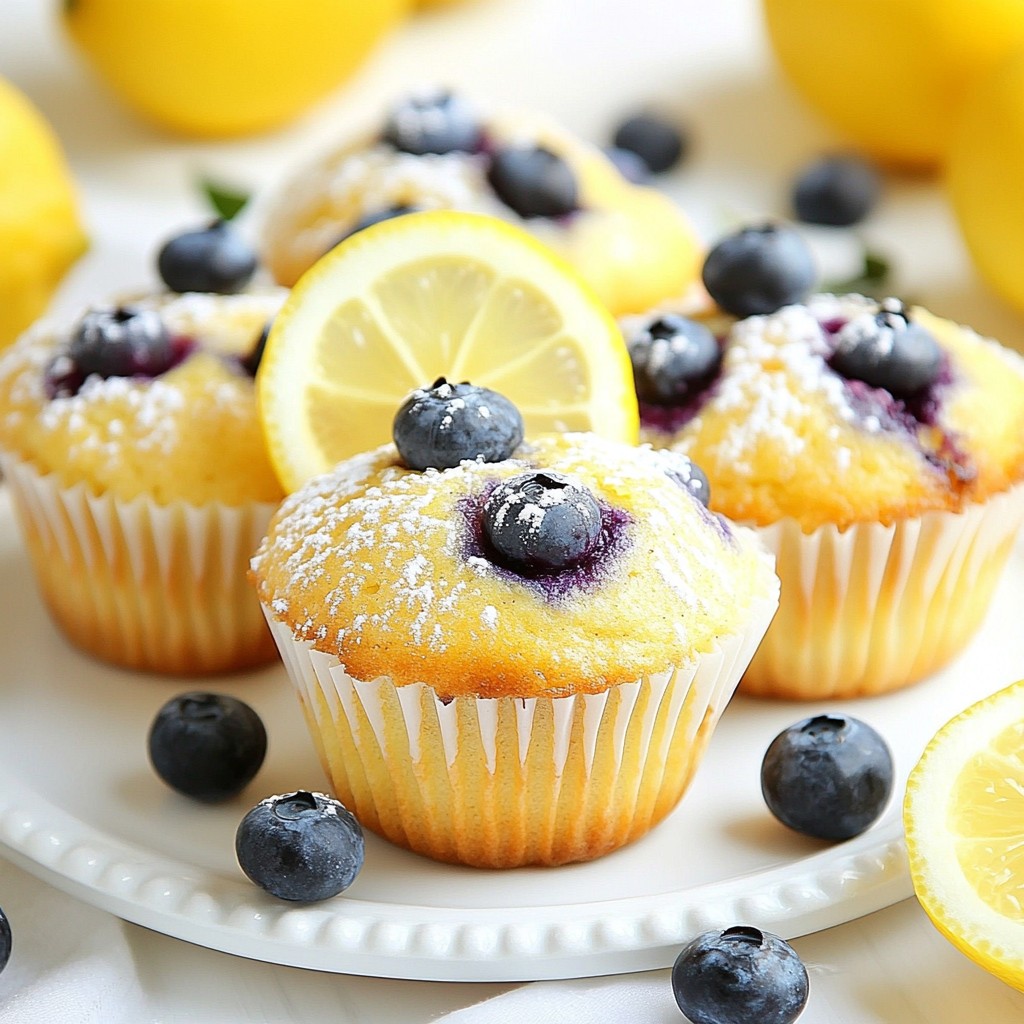 Blueberry Lemon Energy Muffins for a Healthy Boost
