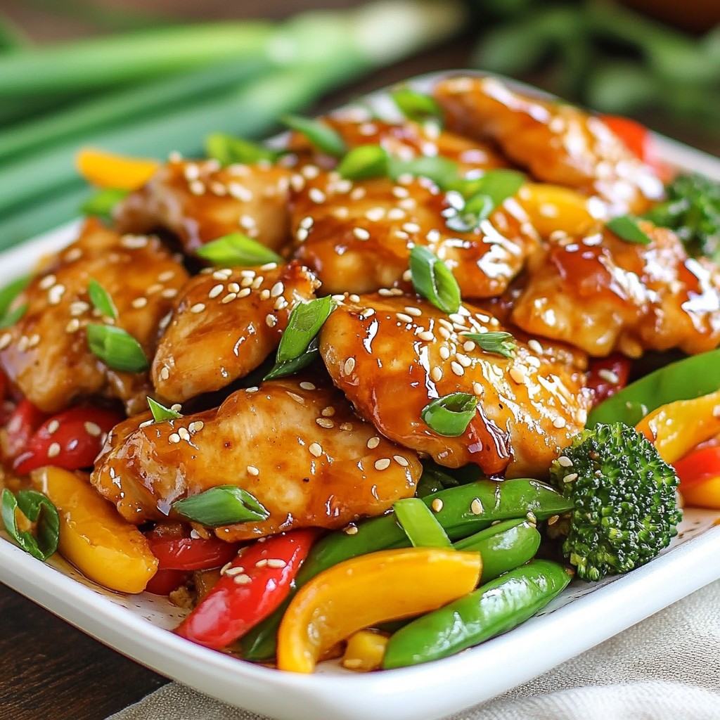 Sweet Soy Ginger Chicken Stir Fry Flavorful Delight