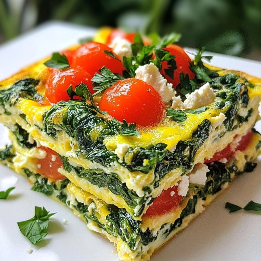 Fluffy Nutritious Meals Spinach and Egg White Frittata