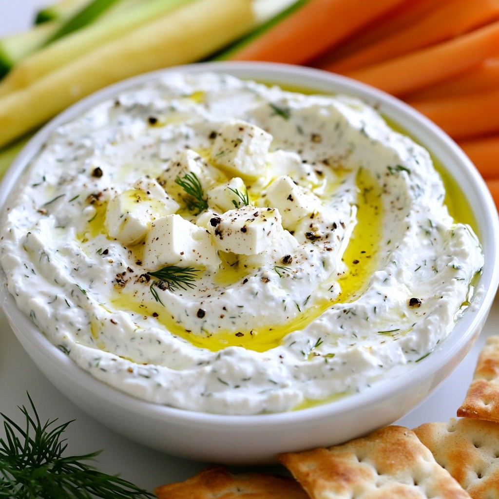 Garlic Herb Feta Dip Flavorful and Simple Recipe