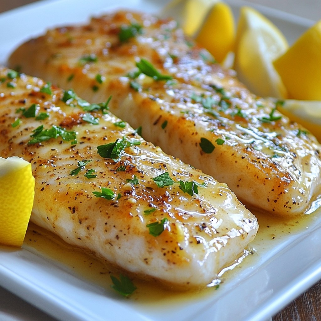 Zesty Clean Eating Lemon Pepper Fish Fillet Recipe