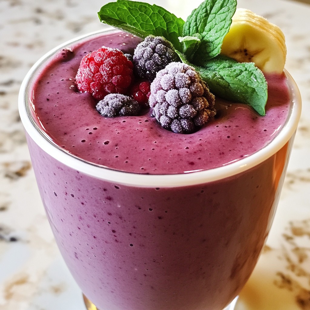 Berry Energizing Smoothies Green Spinach Delight Recipe