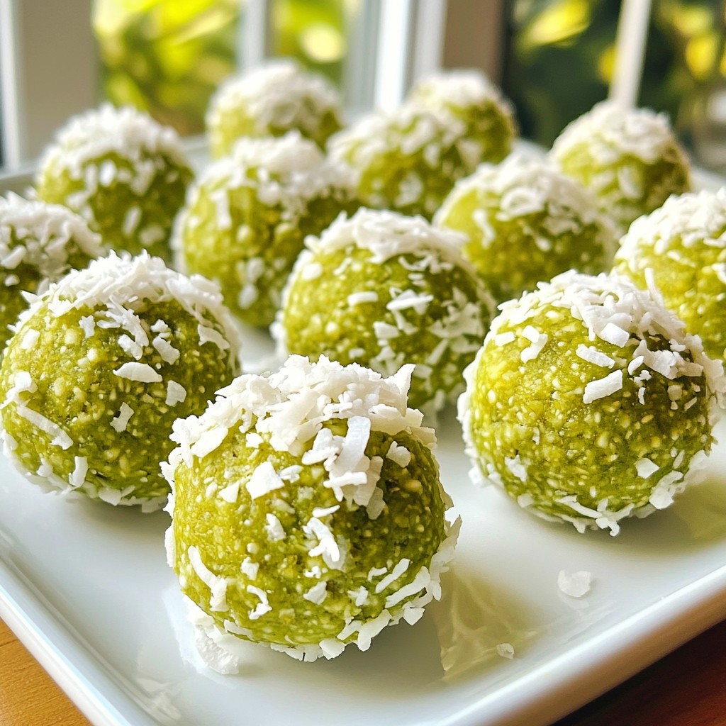 Matcha Coconut Energy Bites Invigorating Snack Recipe