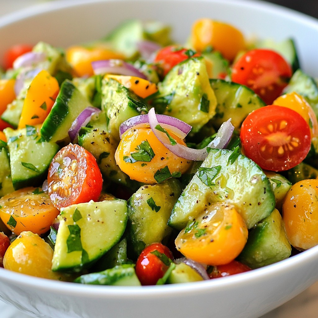 Zesty Clean Eating Avocado Lime Salad Recipe Now