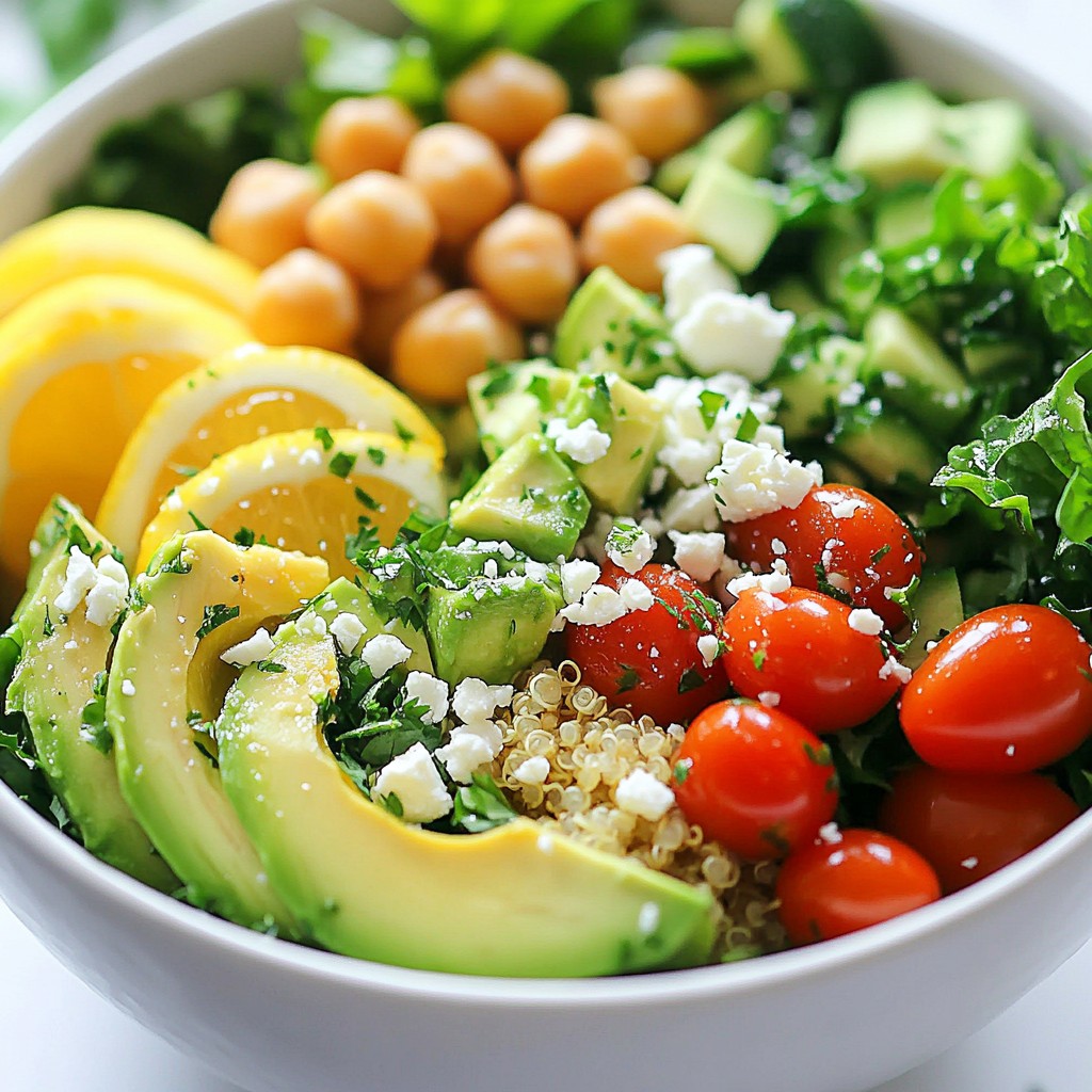 Avocado Chickpea Power Bowl Healthy and Filling Meal