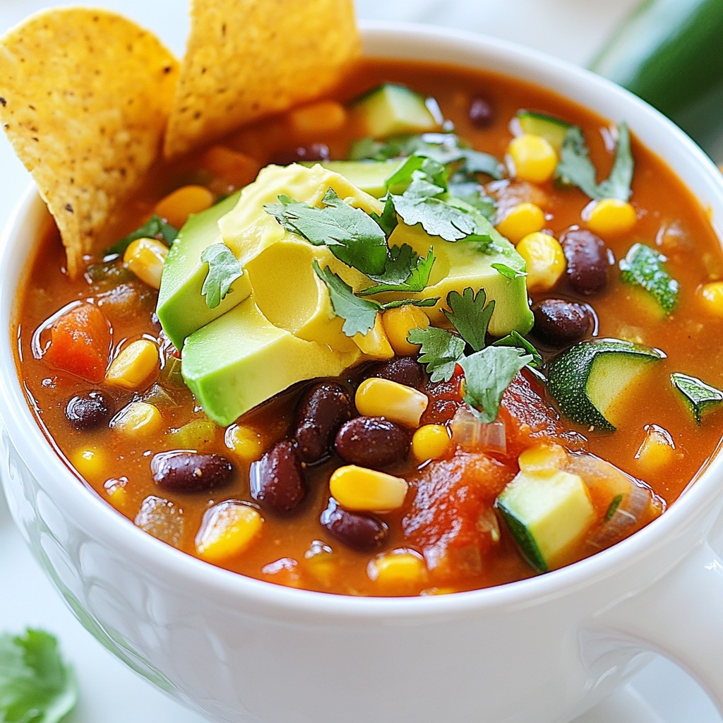 Veggie Packed Taco Soup Hearty and Flavorful Meal