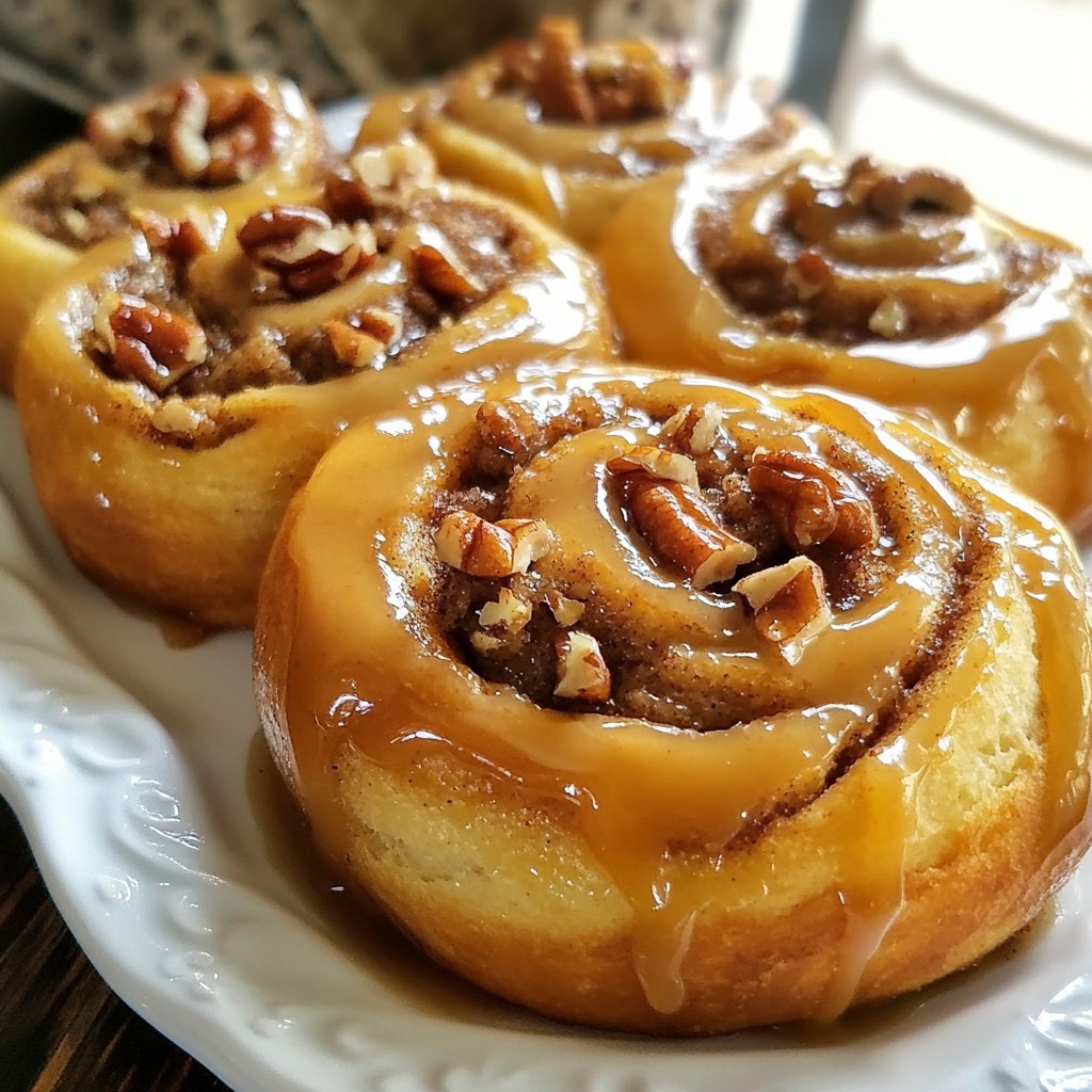 Caramel Pecan Cinnamon Rolls Delightful and Easy Recipe