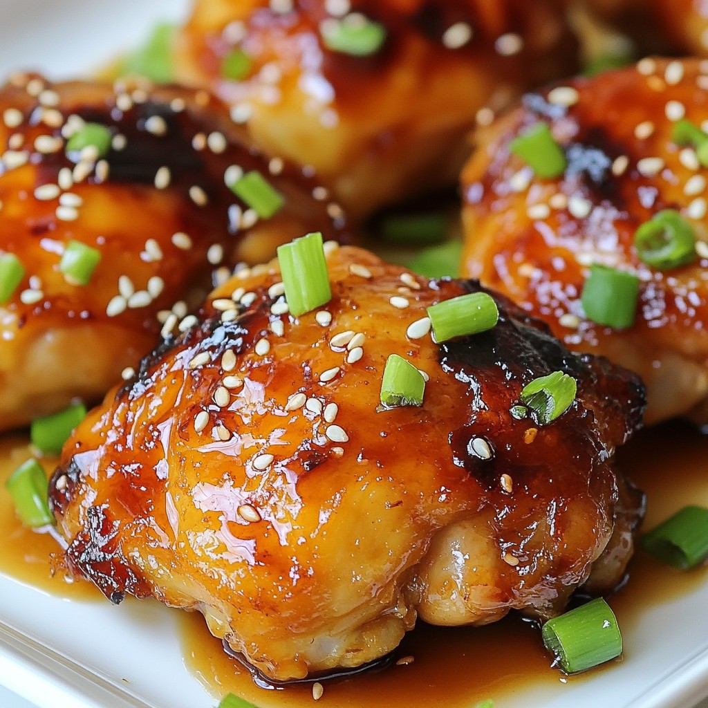 Honey Teriyaki Chicken Thighs Flavorful and Easy Meal