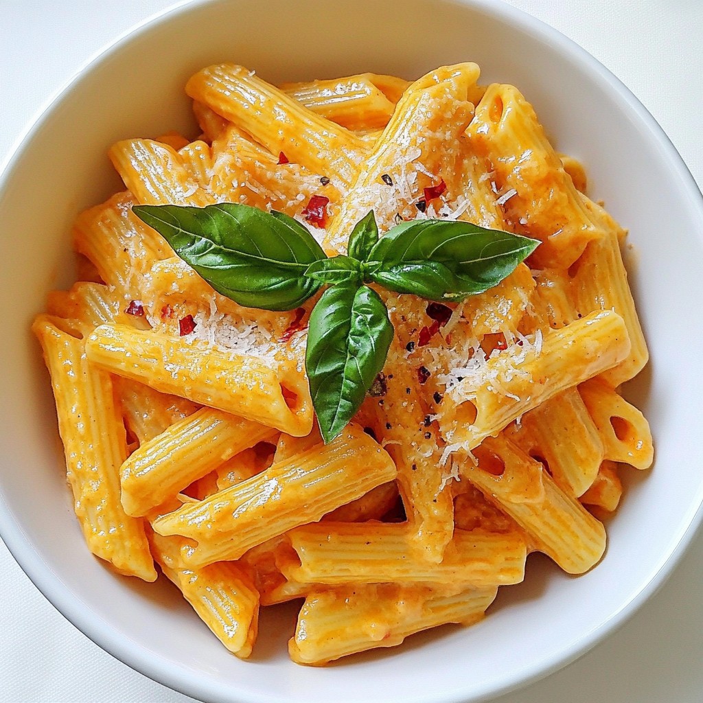 Spicy Roasted Red Pepper Pasta Flavorful and Simple Dish