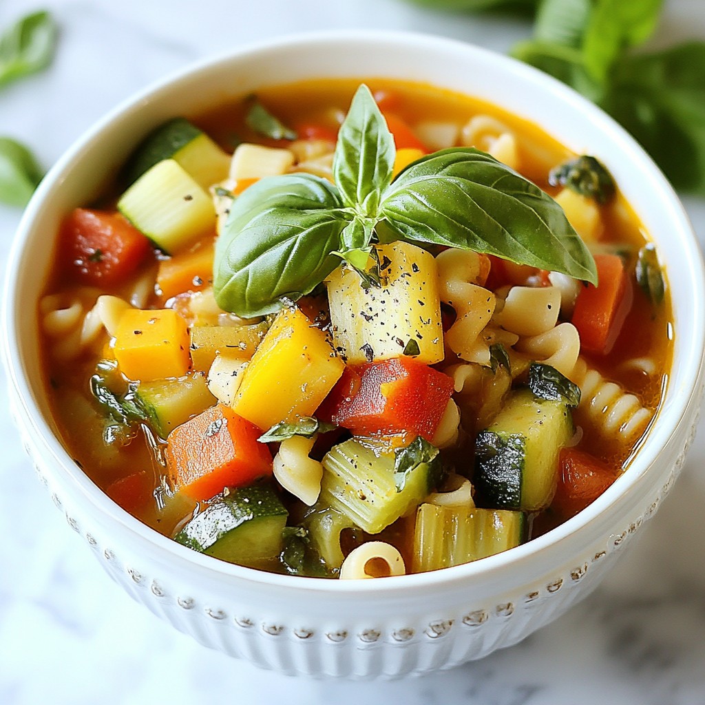 Veggie Loaded Minestrone Nourishing and Easy Recipe