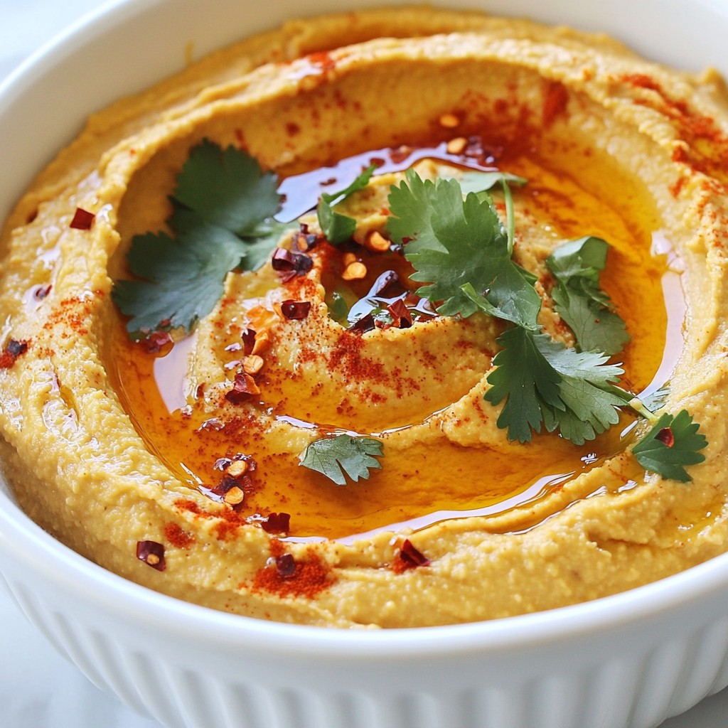 Spicy Garlic Sriracha Hummus Flavorful and Easy Dip