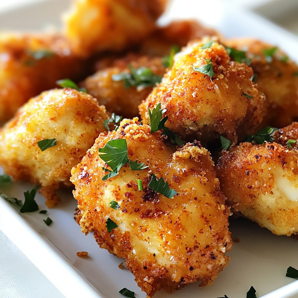 Spicy Cajun Chicken Bites Crunchy Yet Flavorful Snack