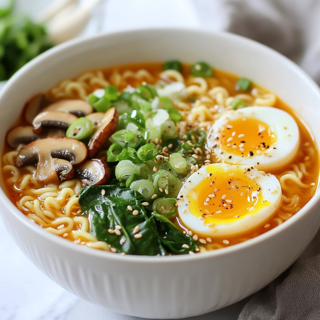 Spicy Garlic Miso Ramen Bold and Flavorful Bowl