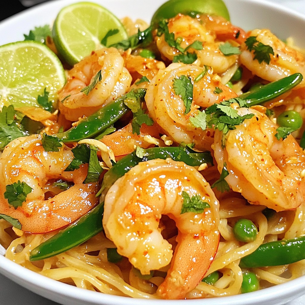 Spicy Garlic Shrimp Noodles Quick and Flavorful Dish