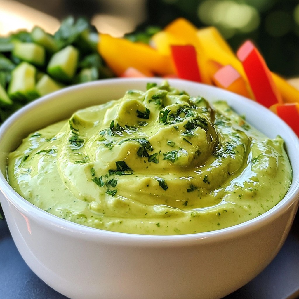 Creamy Avocado Cilantro Dressing Quick and Simple Recipe