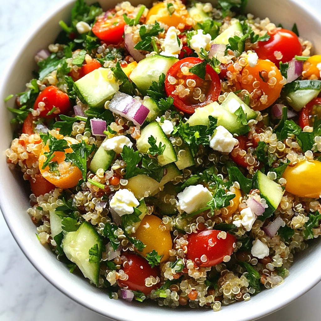 Zesty Wholesome Foods Quinoa and Lentil Salad Bowl