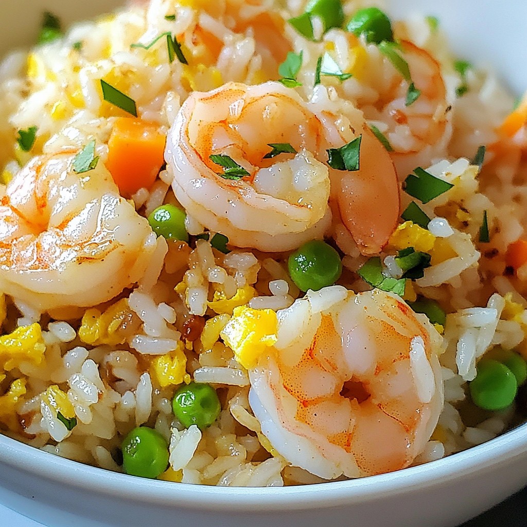 Honey Garlic Shrimp Fried Rice Savory Delightful Meal