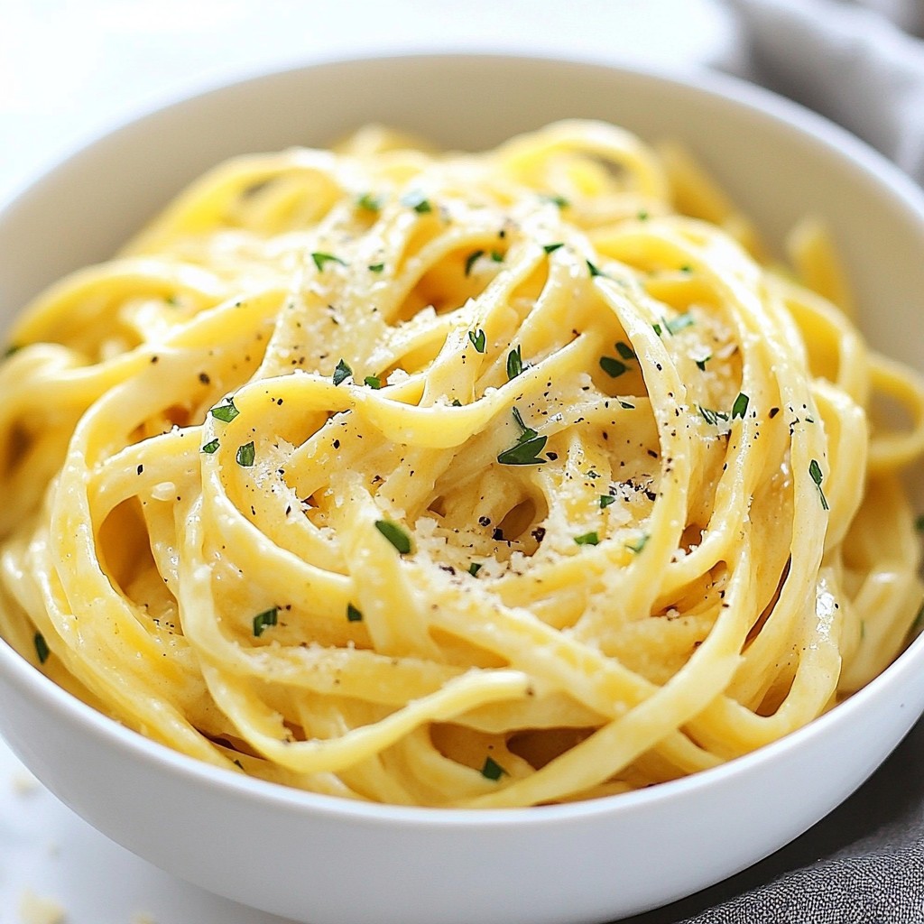 Vegan Alfredo Pasta Creamy and Flavorful Delight