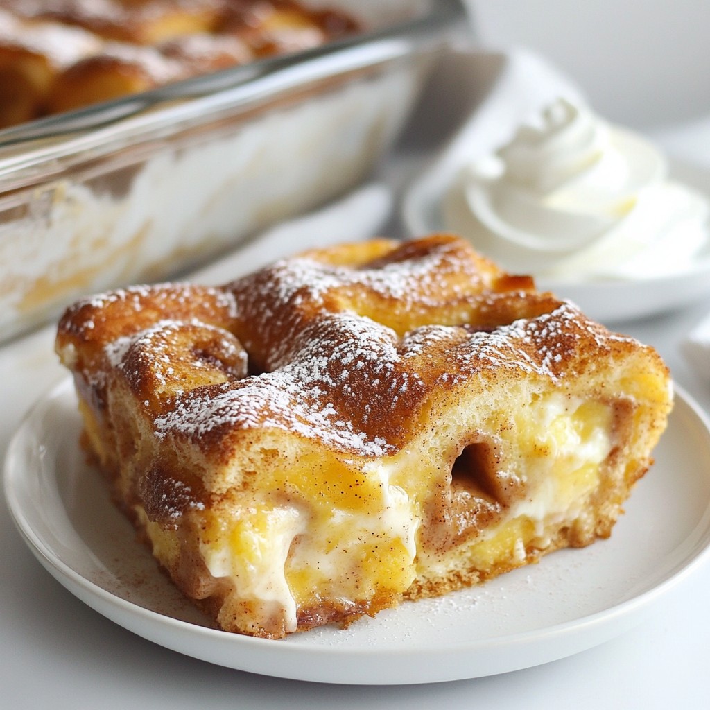 Cinnamon Roll Bread Pudding Delightful and Simple Recipe