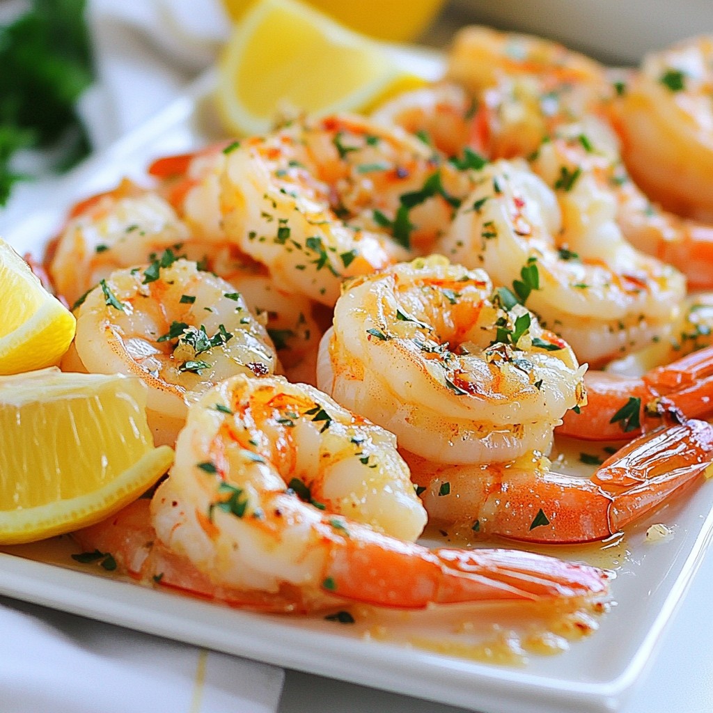 Lemon Garlic Roasted Shrimp Delightful Flavor Boost