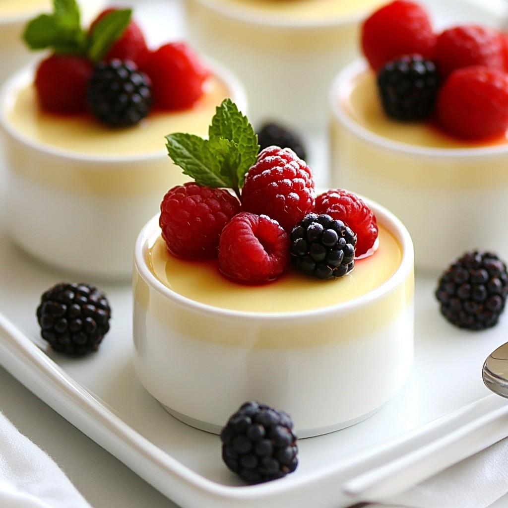 Vanilla Bean Panna Cotta Creamy Dessert Delight