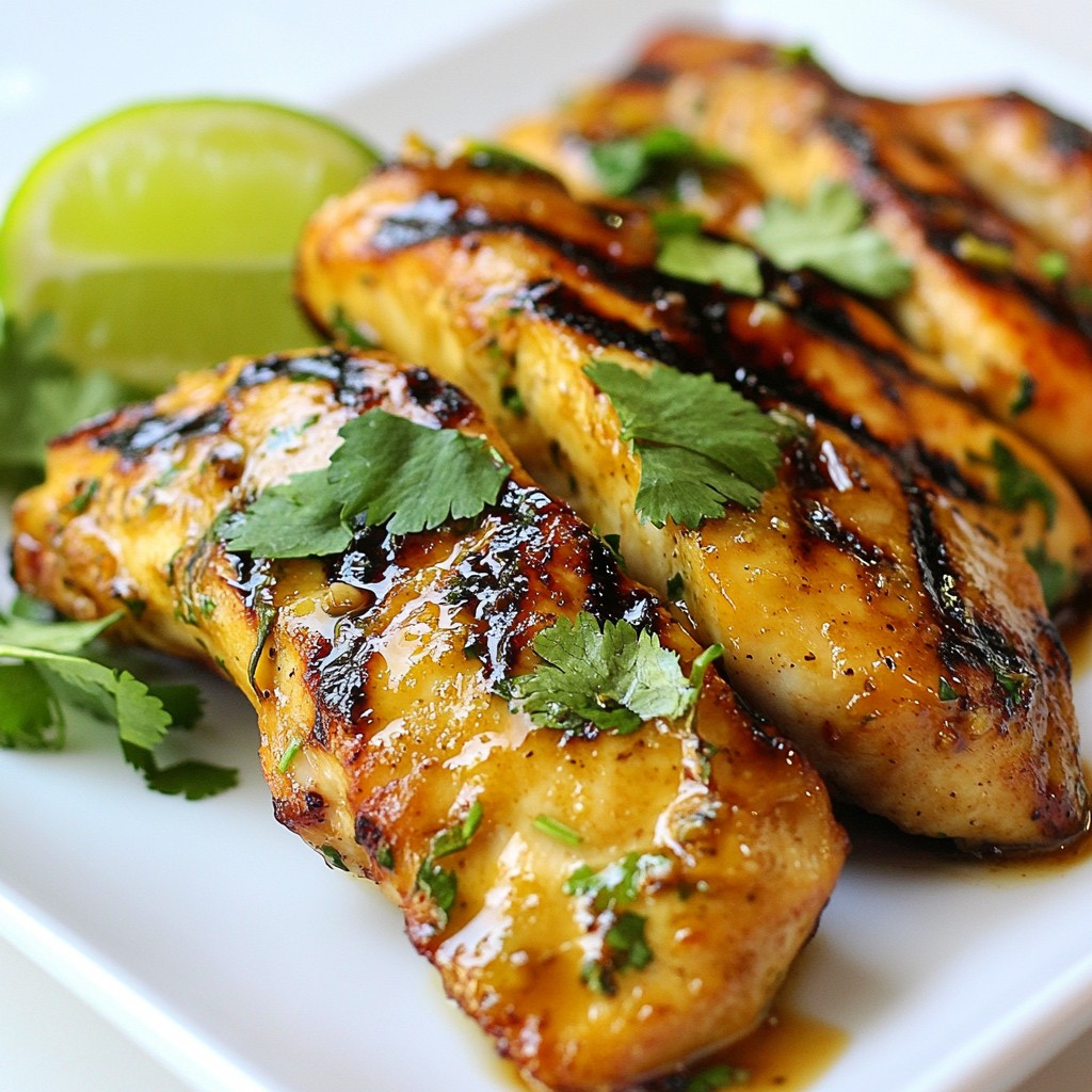 Zesty Healthy Recipes Lime Grilled Chicken Tenders