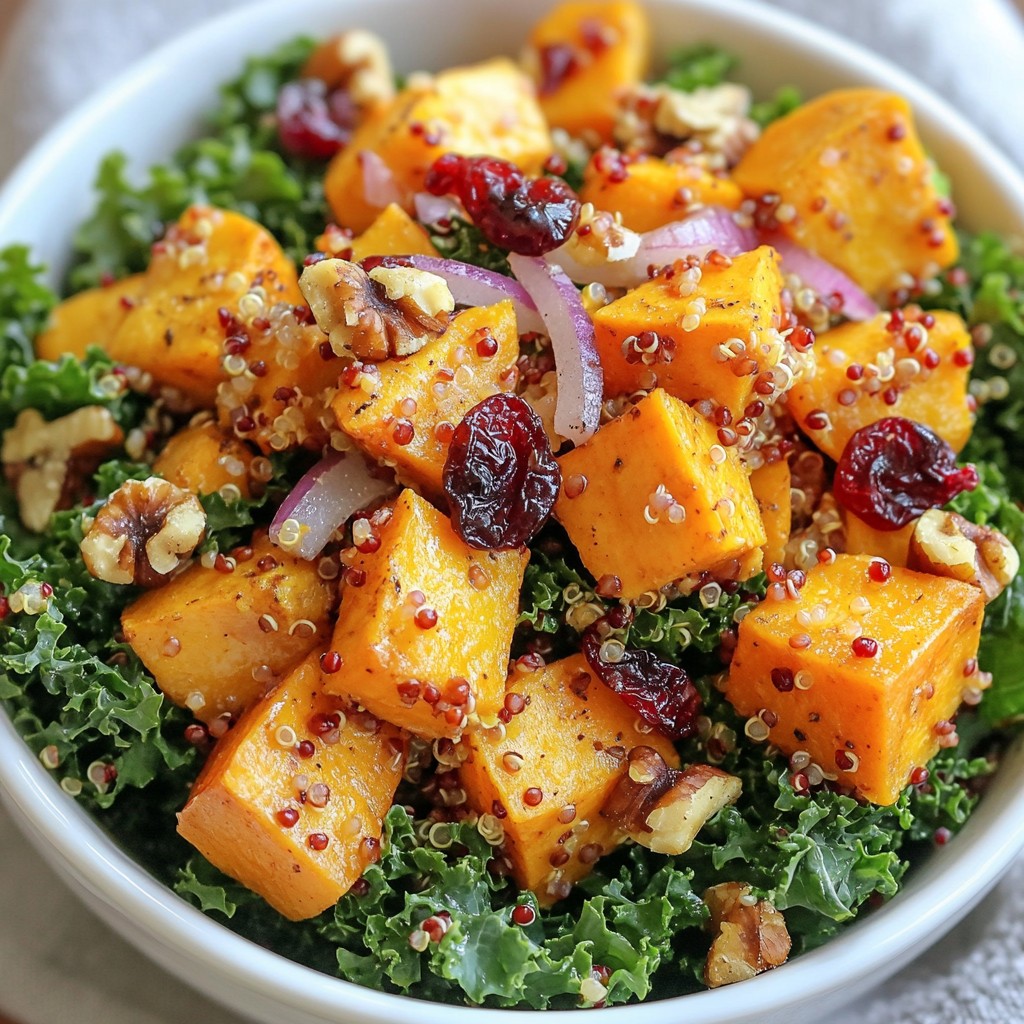 Sweet Potato Kale Salad Healthy and Flavorful Dish