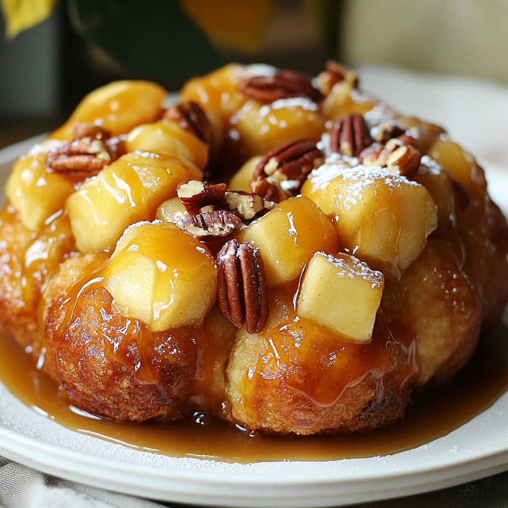 Caramel Apple Monkey Bread Sweet and Simple Recipe