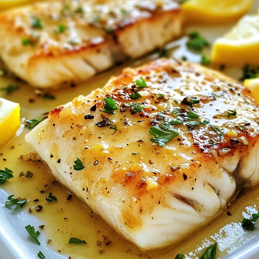 Lemon Garlic Butter Cod Flaky and Flavorful Meal